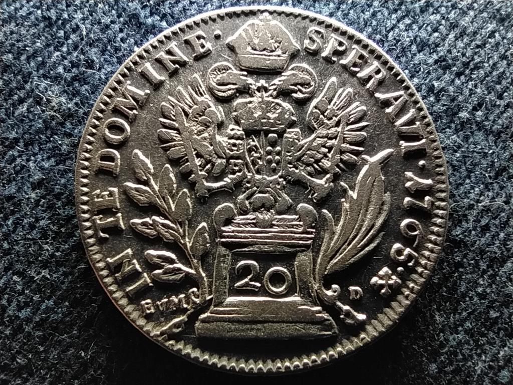 Német-Római Birodalom Franz I. császár (1745-1765) ezüst 20 krajcár