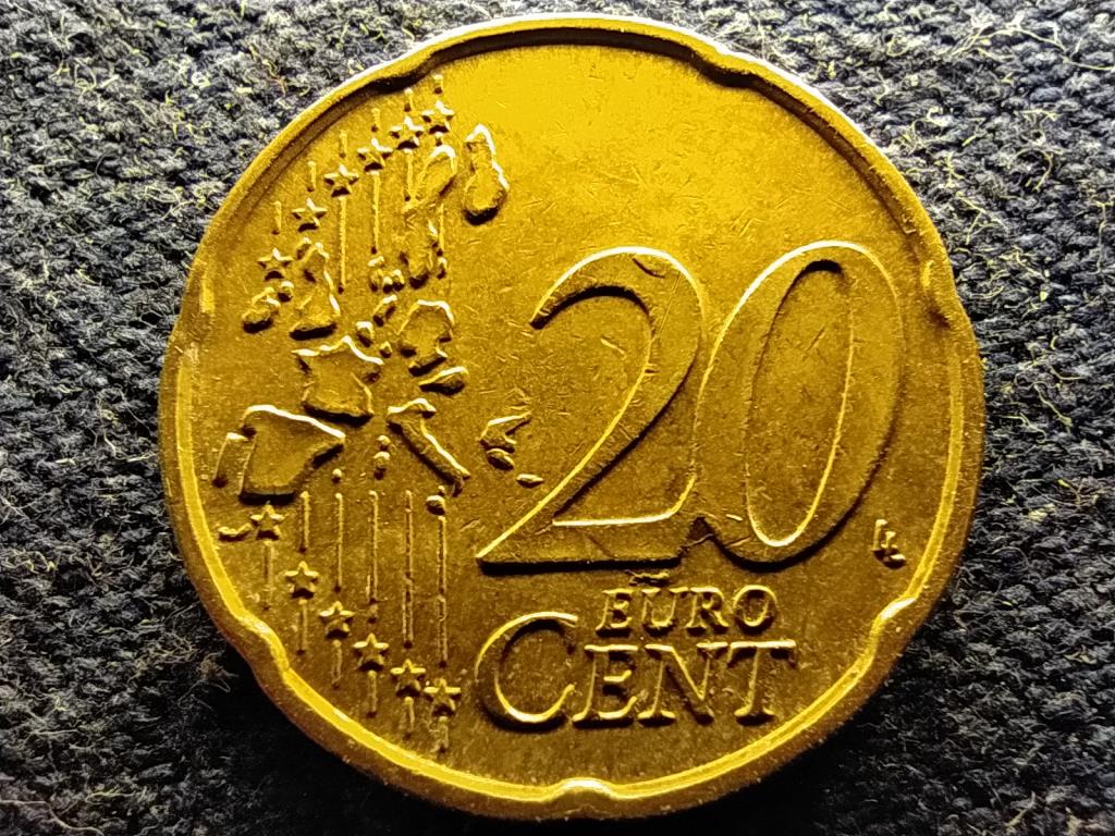 Belgium II. Albert (1993-2013) 20 eurocent
