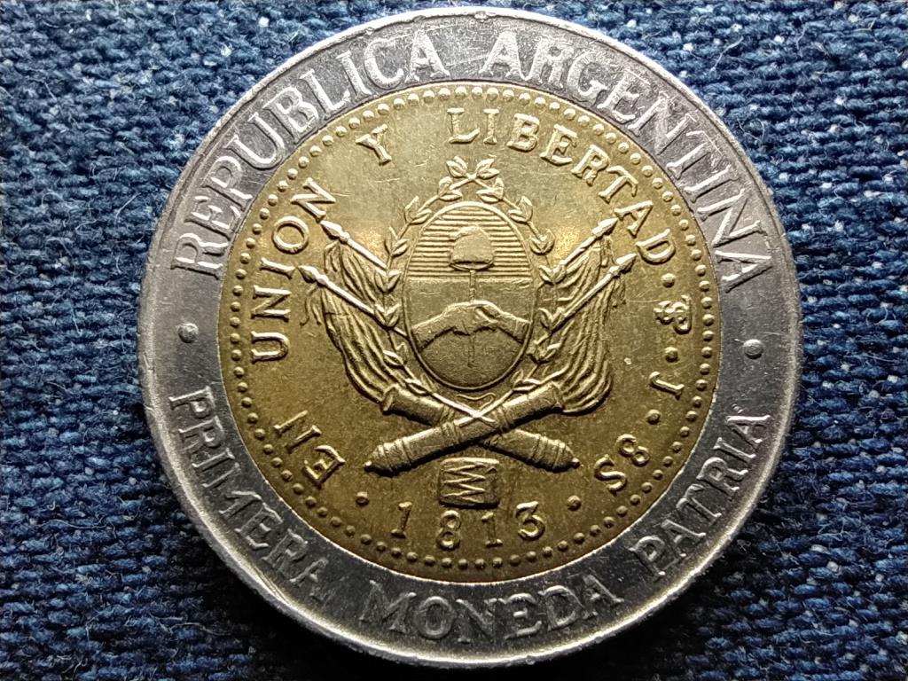 Argentína Szövetségi tartomány (1861-0) 1 Peso