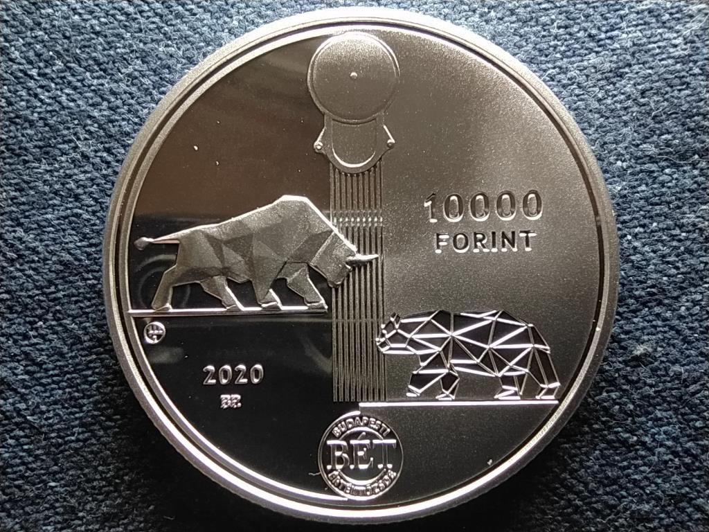 30 éves a Budapesti Értéktőzsde .925 ezüst 10000 Forint