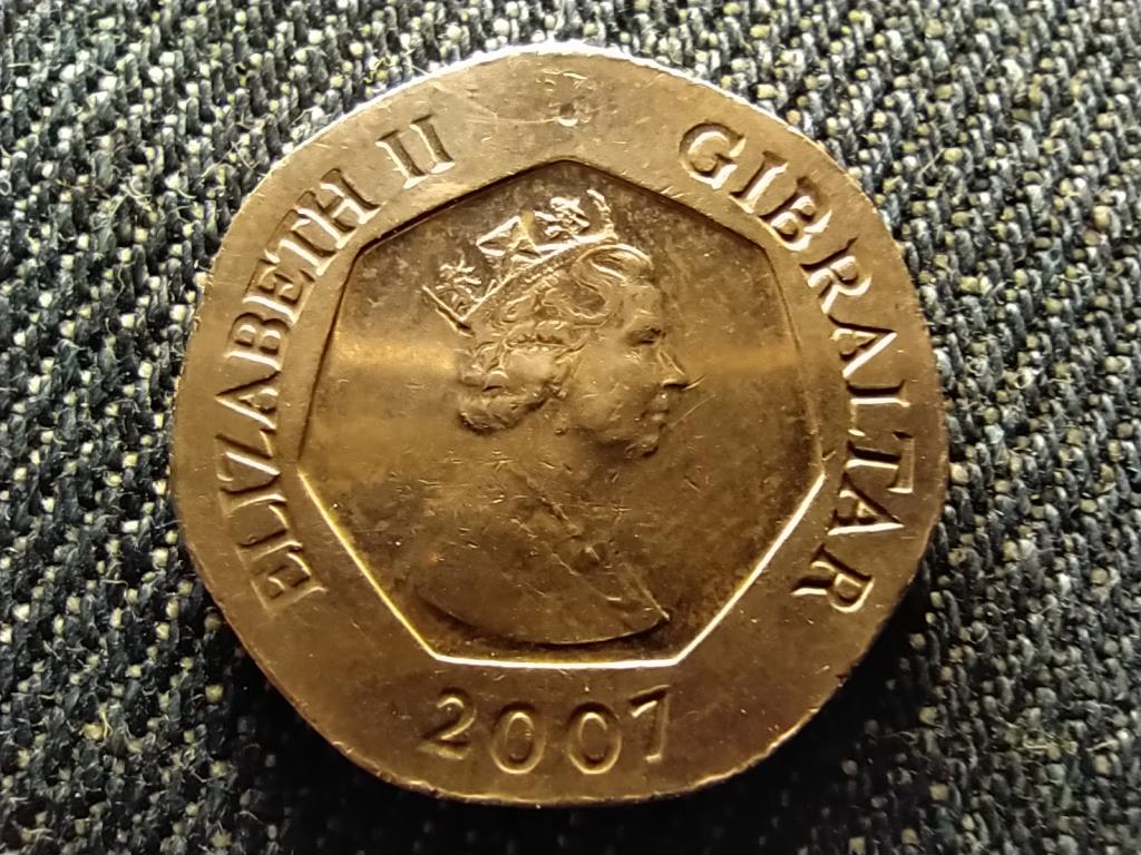 Gibraltár II. Erzsébet Gibraltár kulcsai 20 penny
