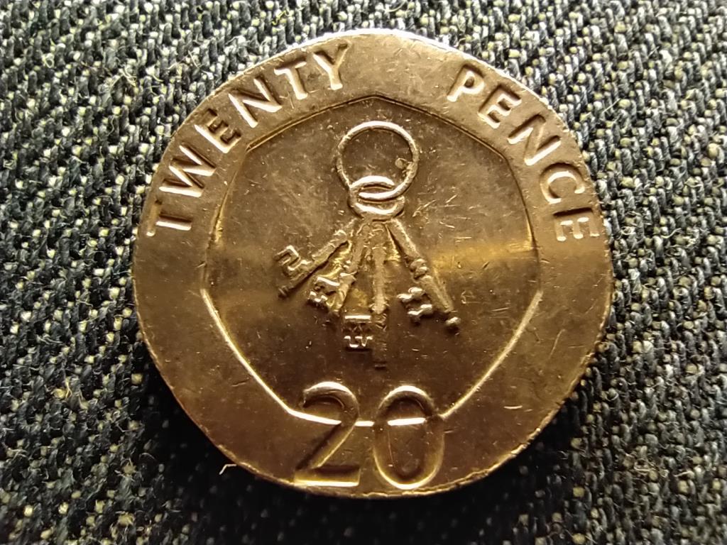 Gibraltár II. Erzsébet Gibraltár kulcsai 20 penny