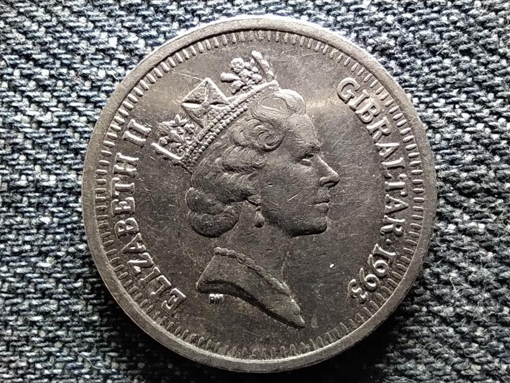 Gibraltár II. Erzsébet Europort 10 penny