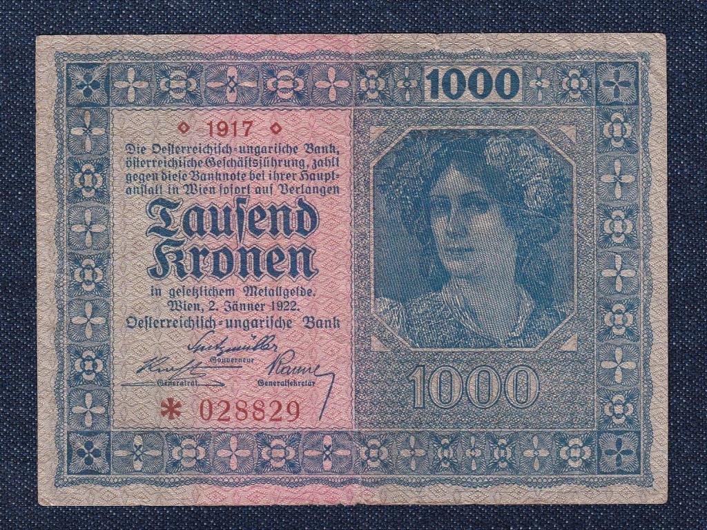 Ausztria 1000 Korona bankjegy