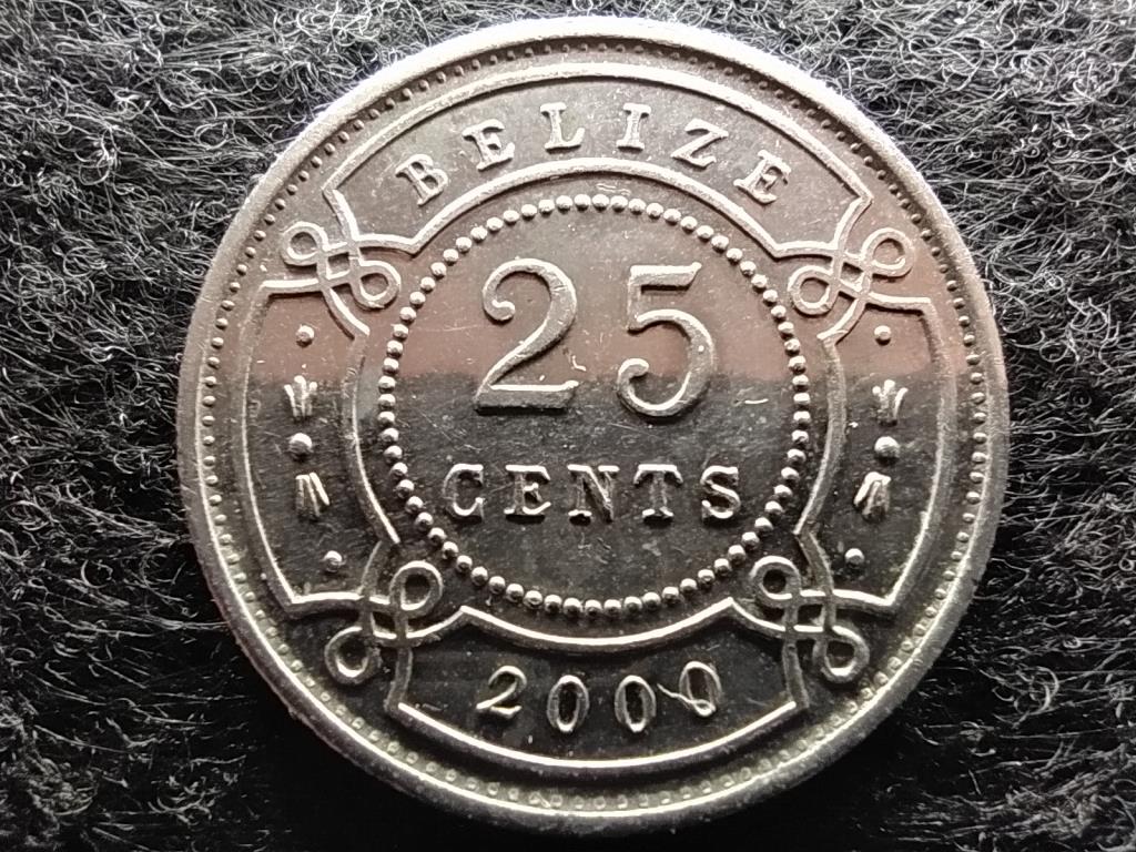 Belize II. Erzsébet (1952-2022) 25 Cent