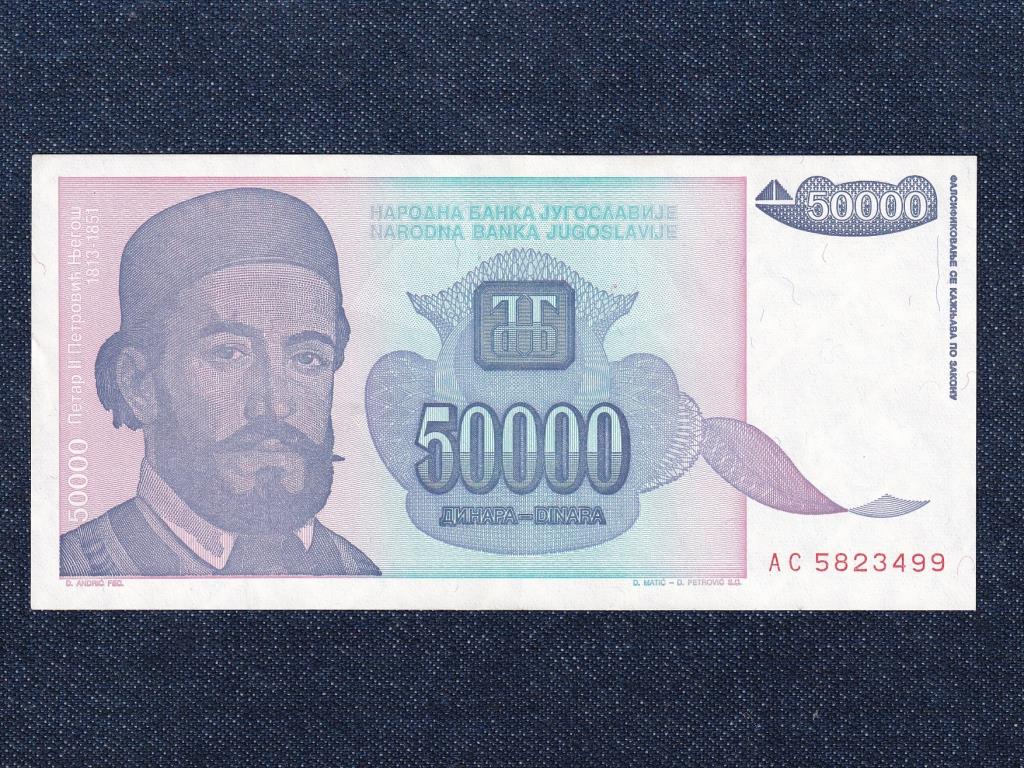 Jugoszlávia 50000 Dínár bankjegy