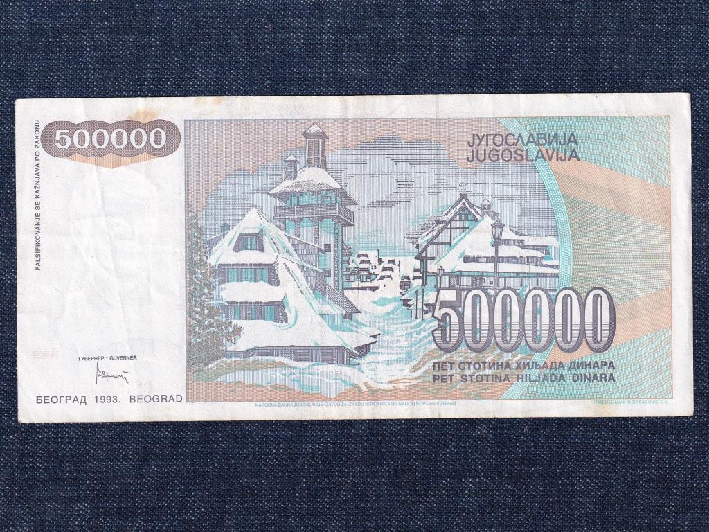 Jugoszlávia 500000 Dínár bankjegy