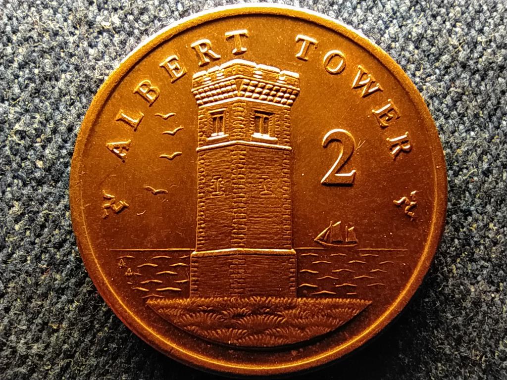 Man-sziget II. Erzsébet Albert torony 2 penny