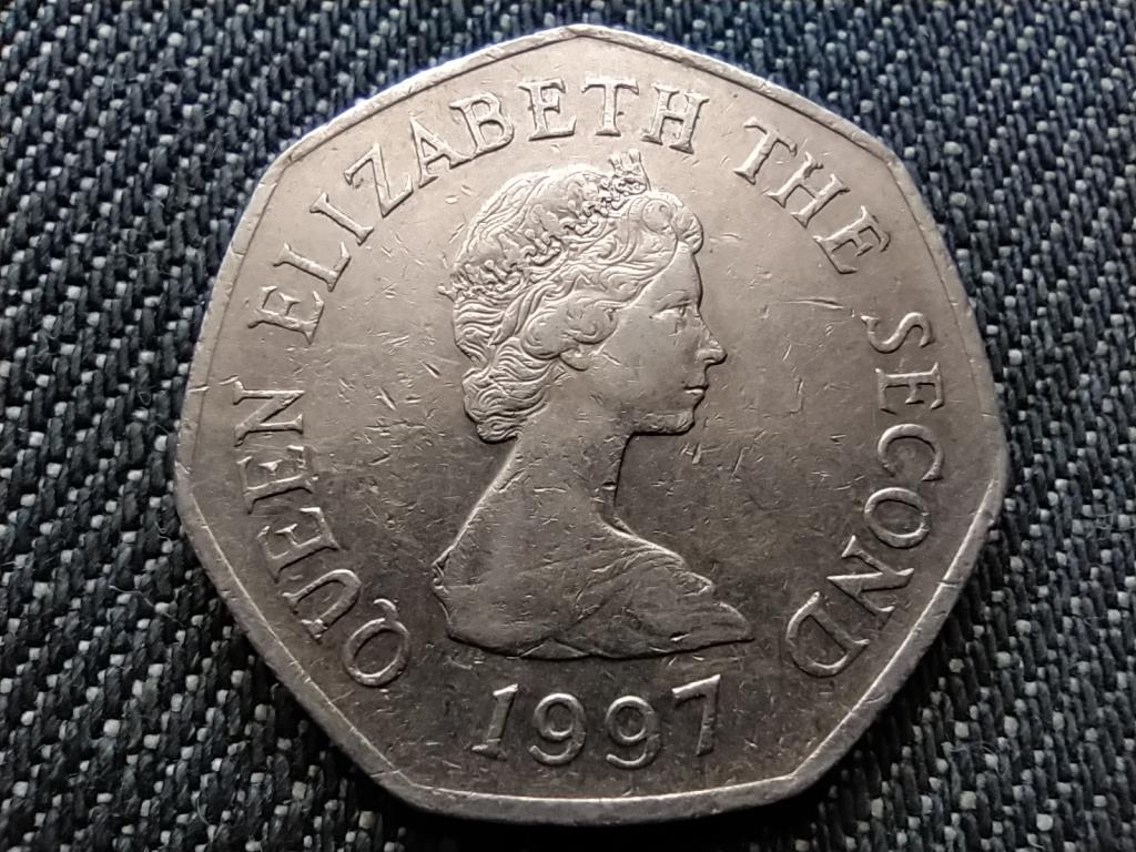 Jersey II. Erzsébet Grosnez kastély 50 penny