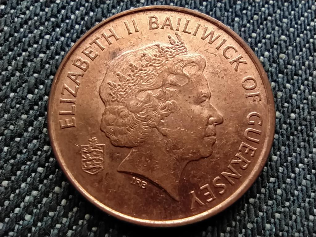 Guernsey II. Erzsébet rák 1 penny