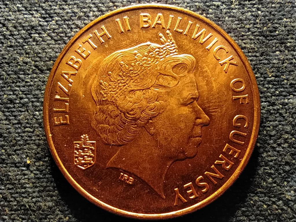 Guernsey II. Erzsébet tehén 2 penny