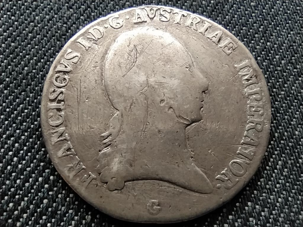Ausztria II. Ferenc (1804-1835) .833 Ezüst 1/2 Tallér 