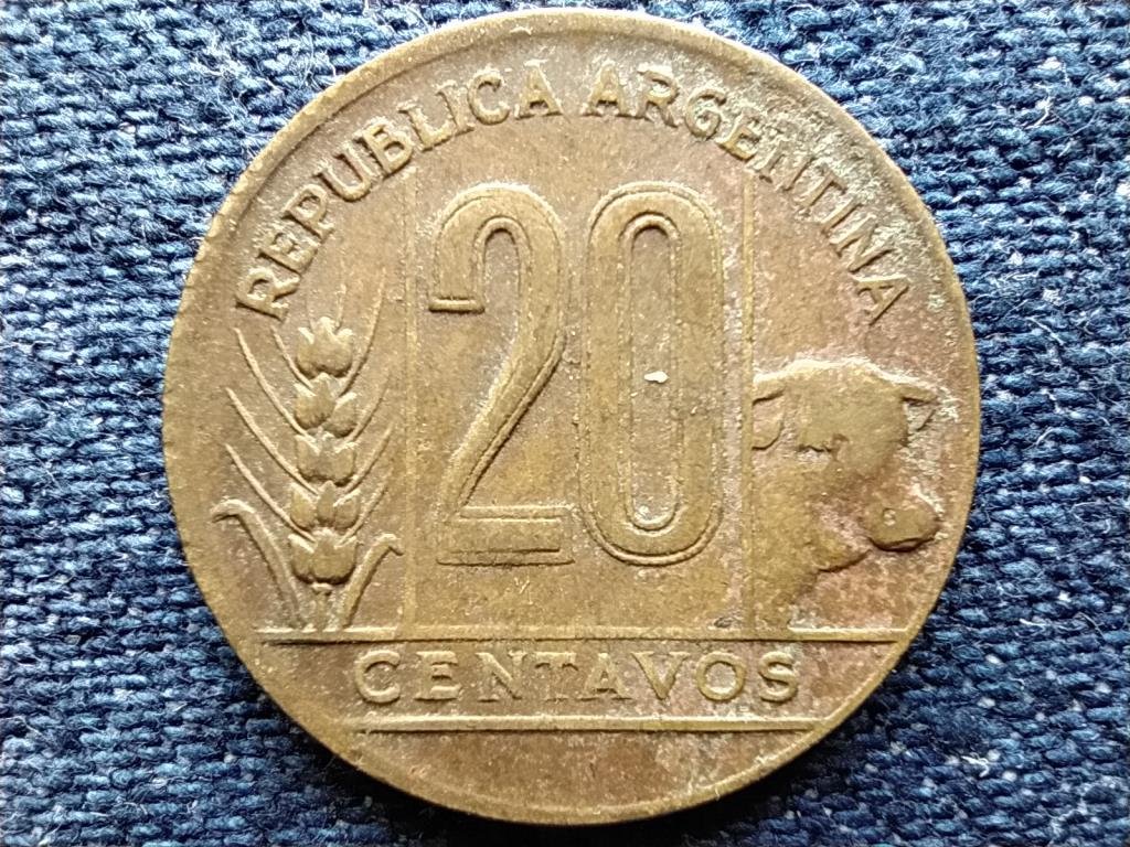 Argentína Szövetségi tartomány (1861-0) 20 Centavo