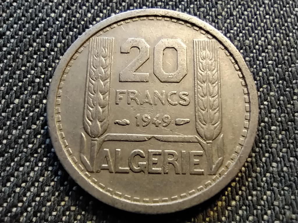 Franciaország Algéria 20 frank
