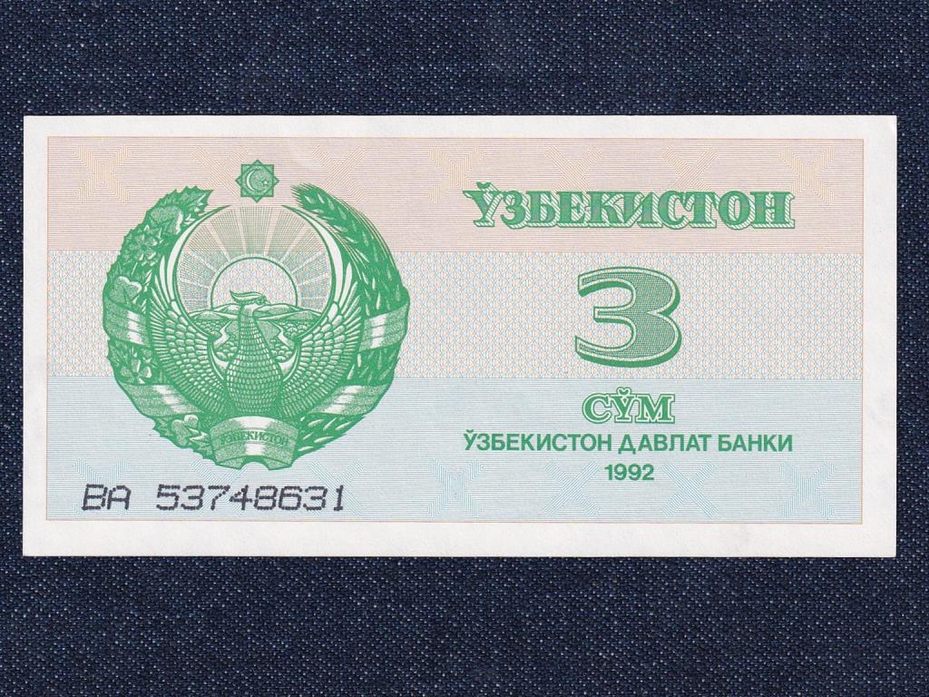 Üzbegisztán 3 som bankjegy