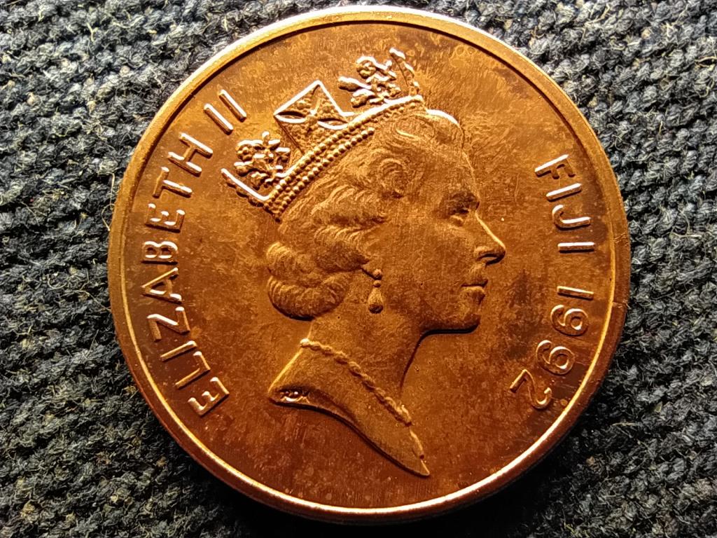 Fidzsi-szigetek II. Erzsébet tanoa 1 cent