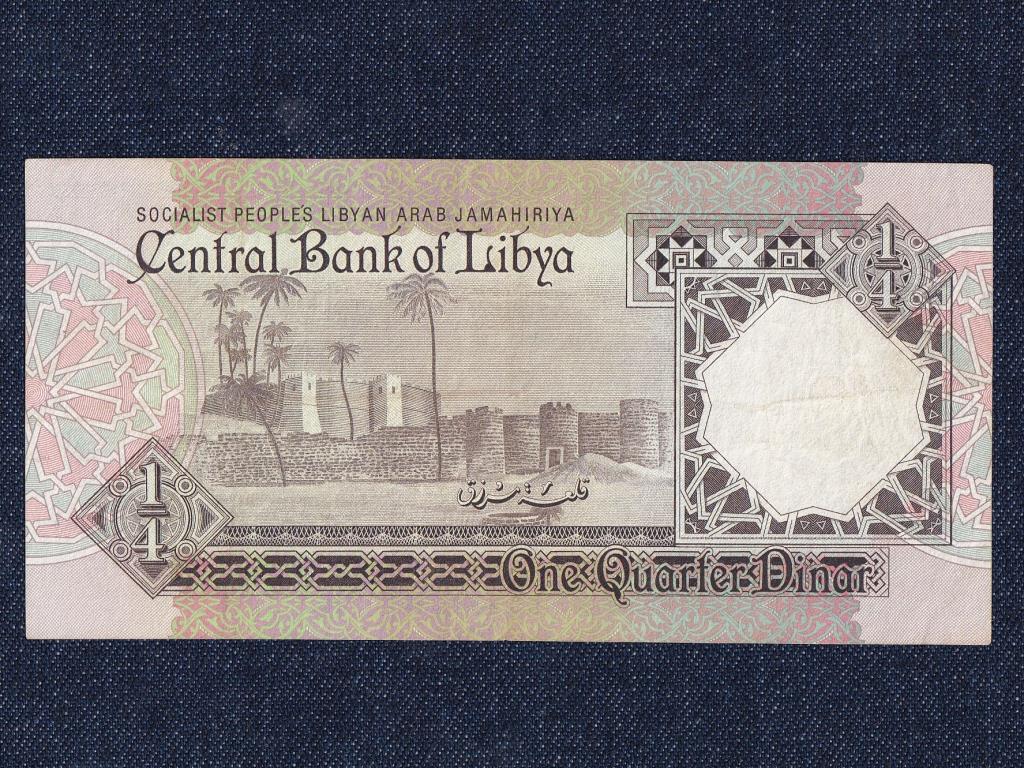 Líbia 1/4 dínár bankjegy