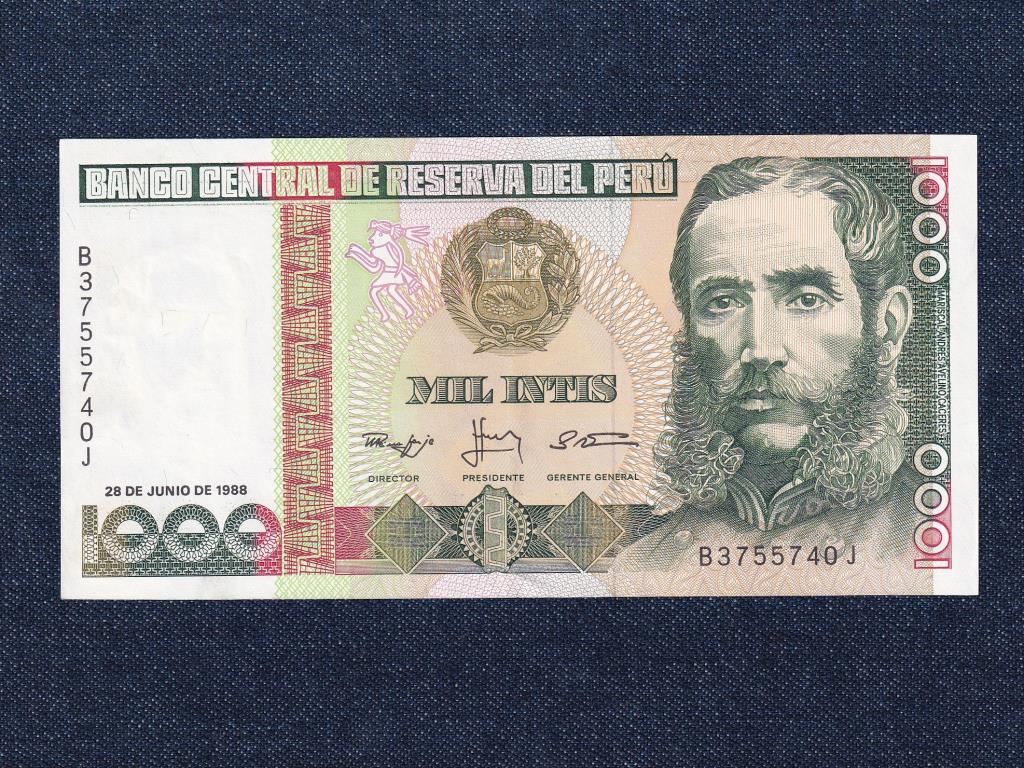 Peru 1000 inti bankjegy