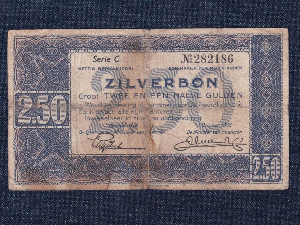Hollandia Zilverbon 2.5 Gulden bankjegy