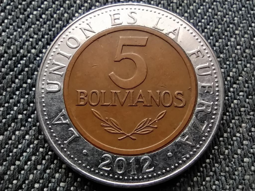 Bolívia Többes állam (2009-0) 5 Bolivianos