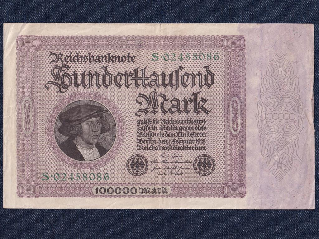 Németország Weimari Köztársaság (1919-1933) 100000 Márka bankjegy
