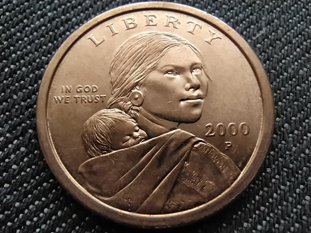 USA Őslakó indián nő Sacagawea mintás sorozat 1 Dollár