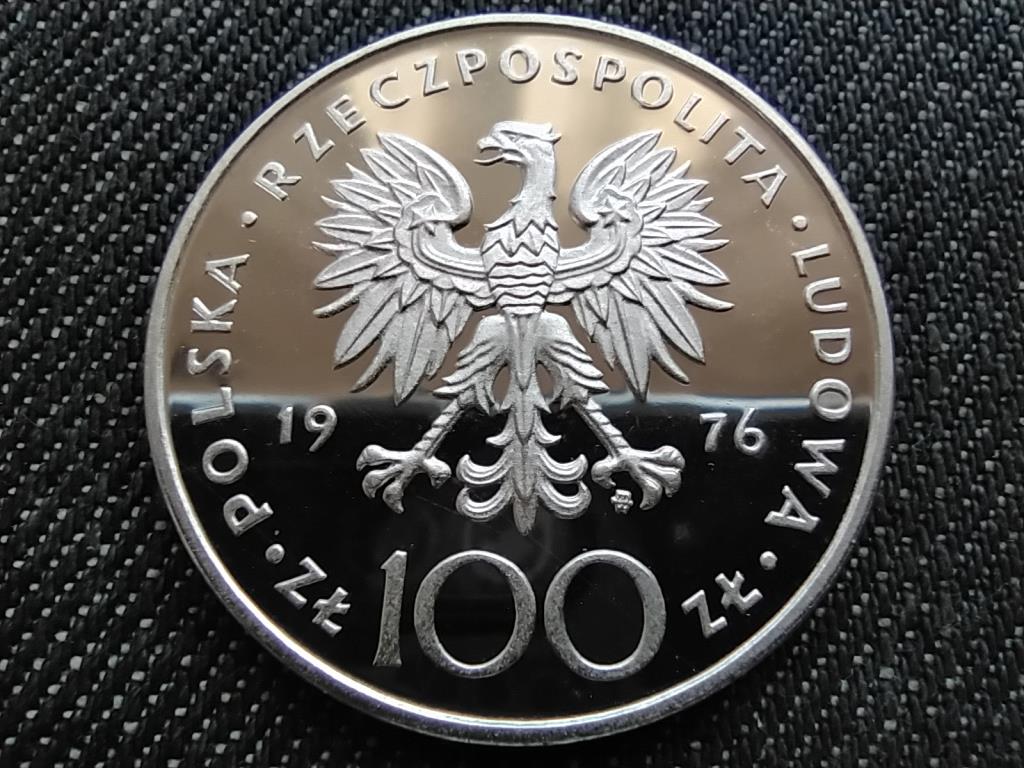Lengyelország Kazimierz Pułaski .625 ezüst 100 Zloty