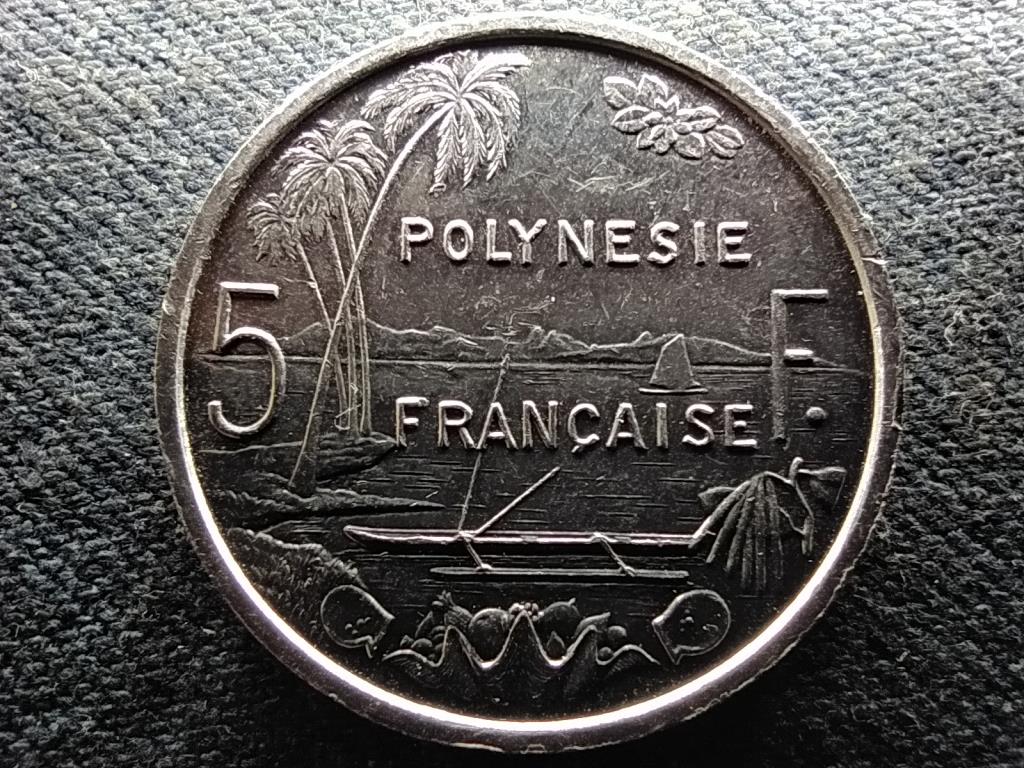 Francia Polinézia 5 frank