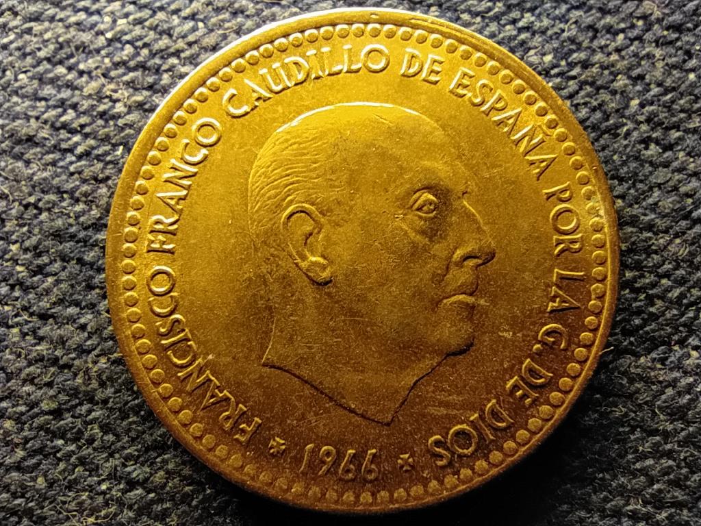 Spanyolország Francisco Franco (1936-1975) 1 Peseta 1963