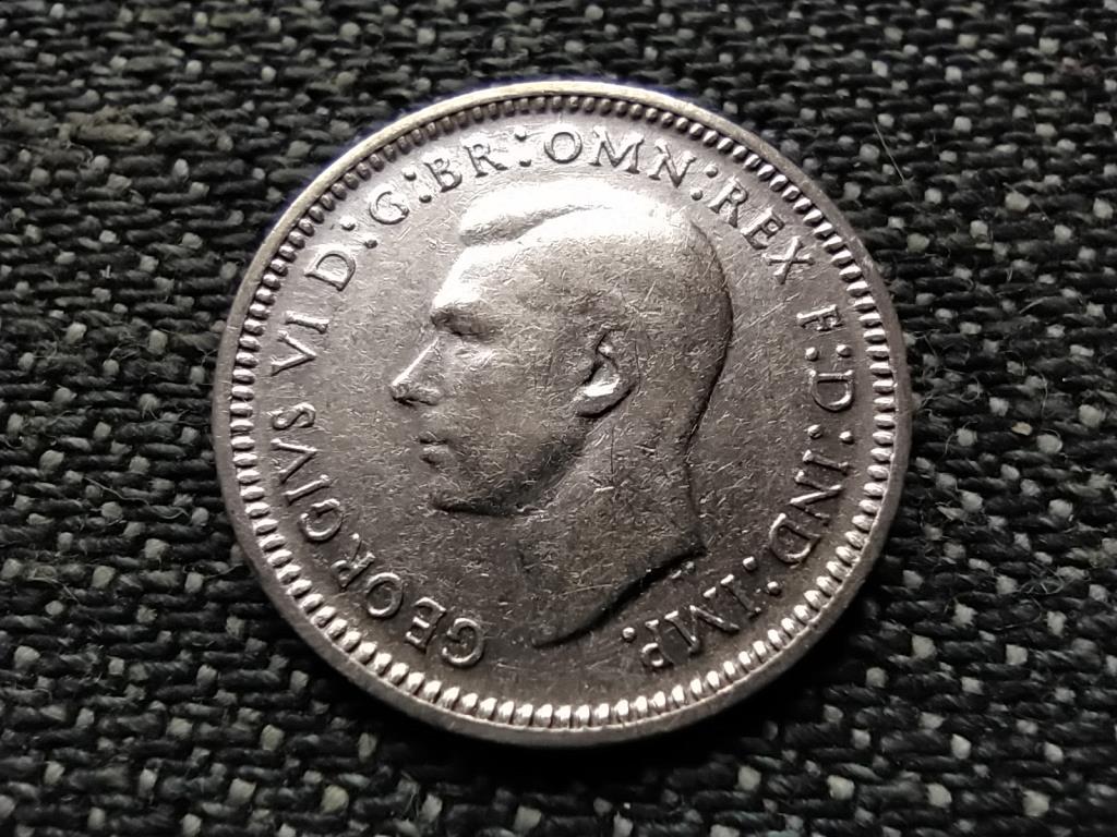 Ausztrália VI. György (1936-1952) .925 3 Penny