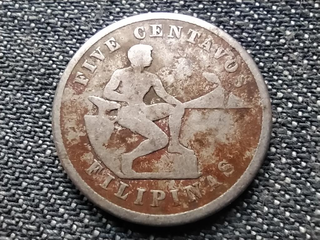 Fülöp-szigetek USA fennhatóság (1901-1935) 5 centavo