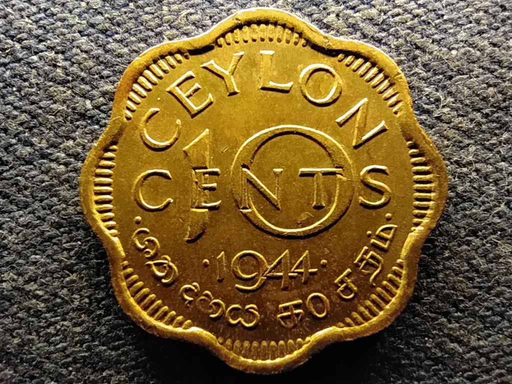 Sri Lanka VI. György (1936-1952) 10 cent