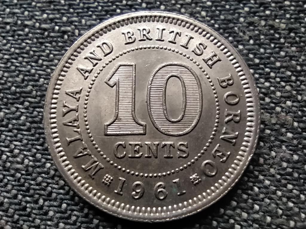 Malajzia II. Erzsébet (1952-1963) 10 cent