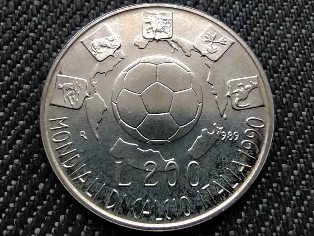 Olaszország Futball Világbajnokság 1990 .835 ezüst 200 Líra