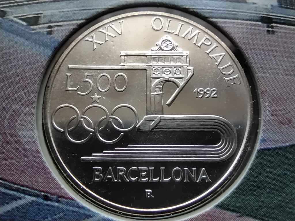 Olaszország Nyári Olimpia Barcelona 92 .835 ezüst 500 Líra
