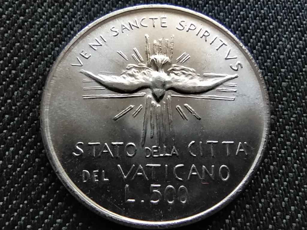 Vatikán Második sede vacante .835 ezüst 500 líra MCMLXXVIII