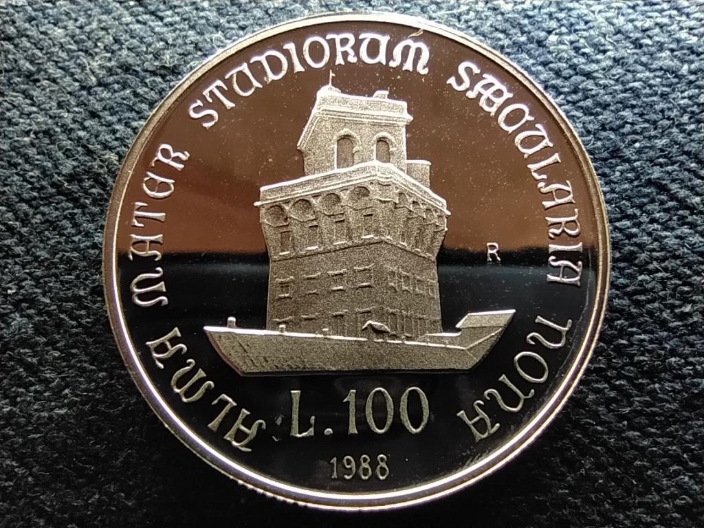 Olaszország 900 éves a Bolognai Egyetem .835 ezüst 100 Líra