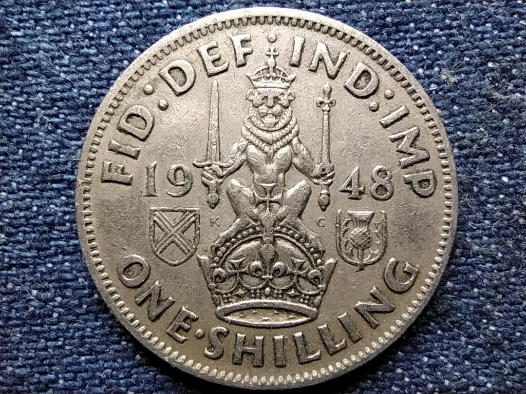 Anglia VI. György (1936-1952) skót címer 1 Shilling