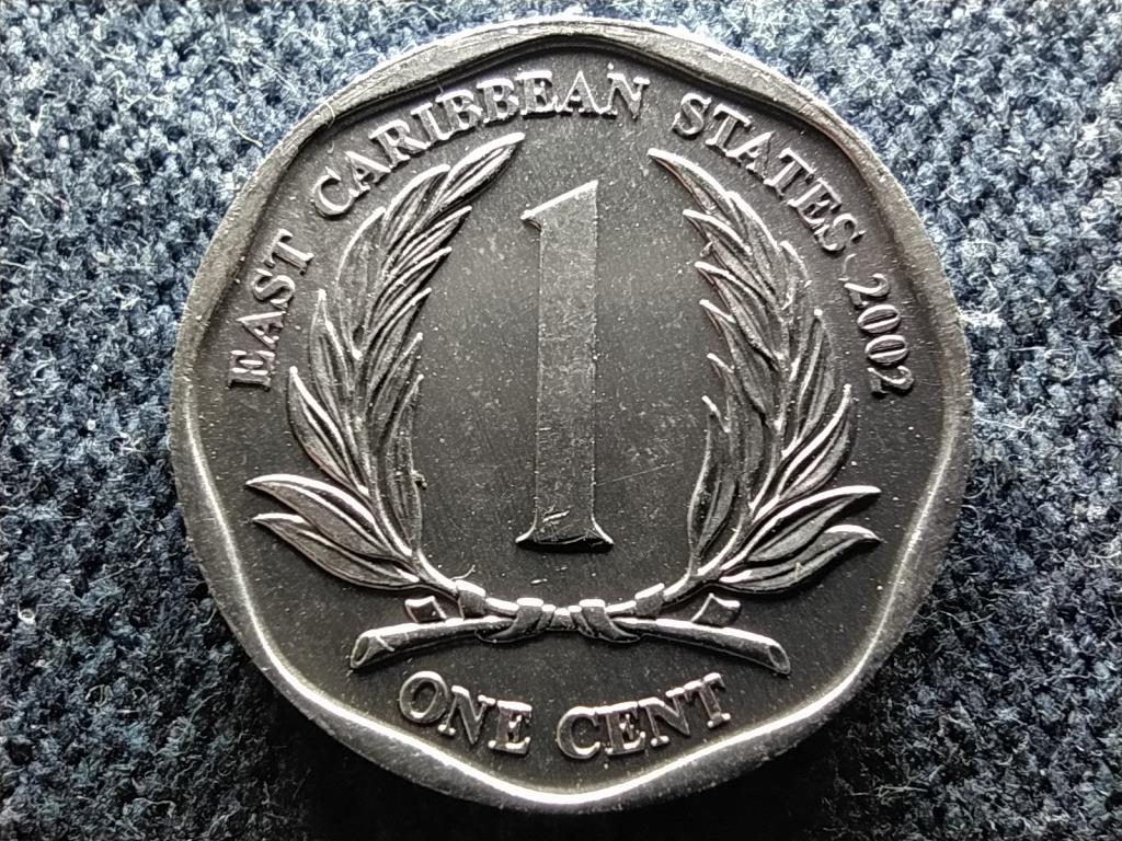 Kelet-karibi Államok Szervezete II. Erzsébet 1 cent
