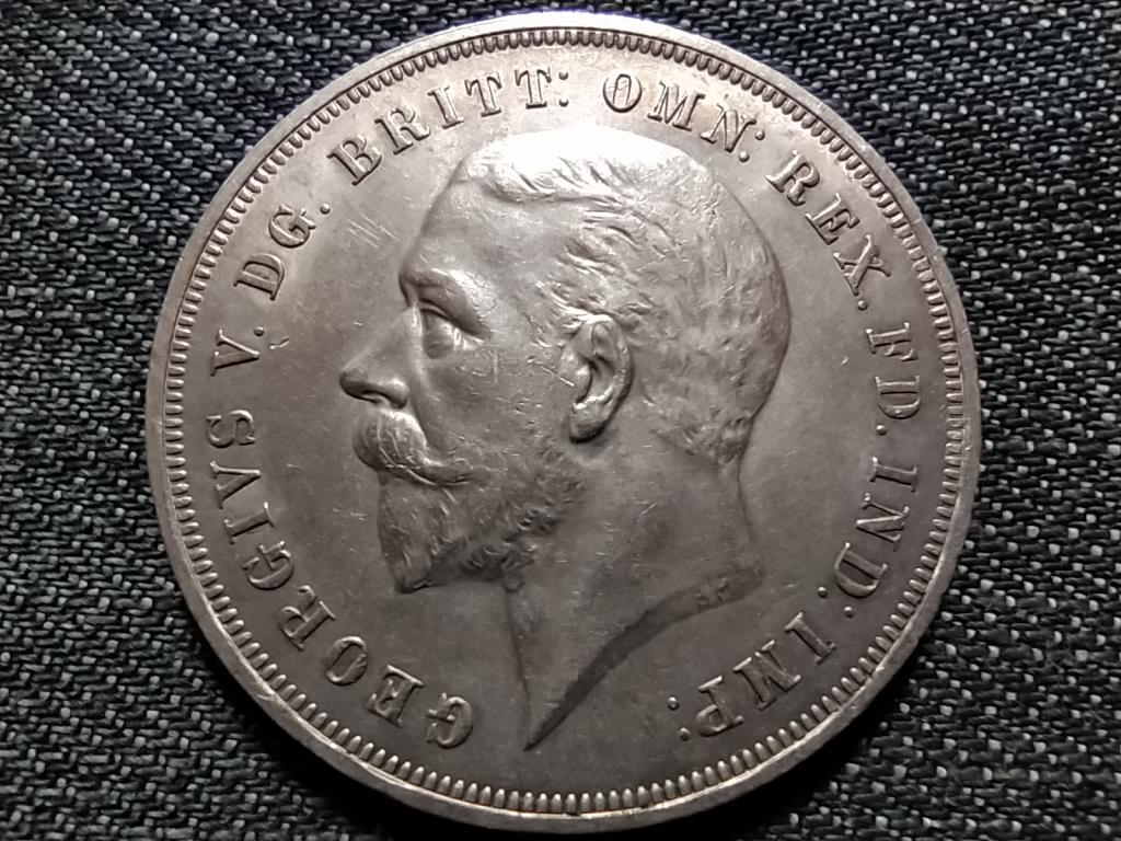 Anglia V. György (1910-1936) ezüst jubileuma .500 ezüst 1 Korona