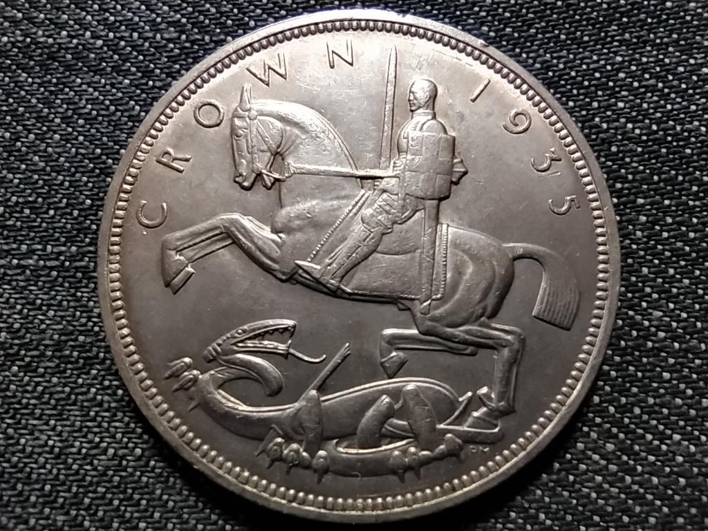 Anglia V. György (1910-1936) ezüst jubileuma .500 ezüst 1 Korona