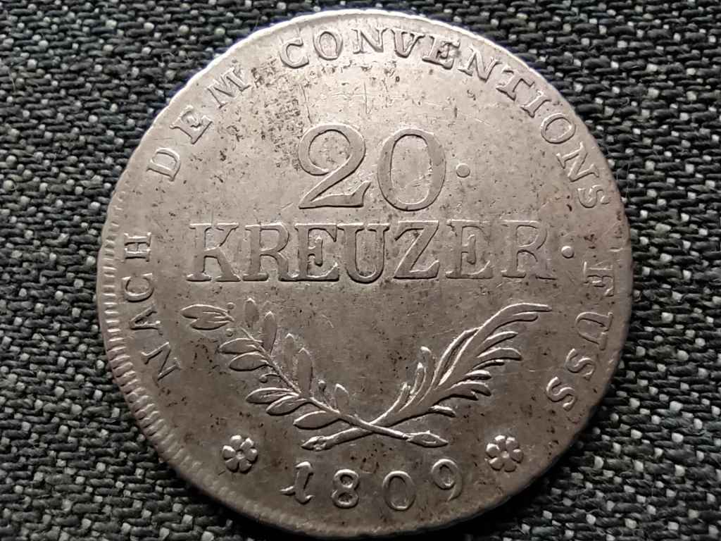 Ausztria Andreas Hofer felkelés Tirol ezüst 20 Krajcár