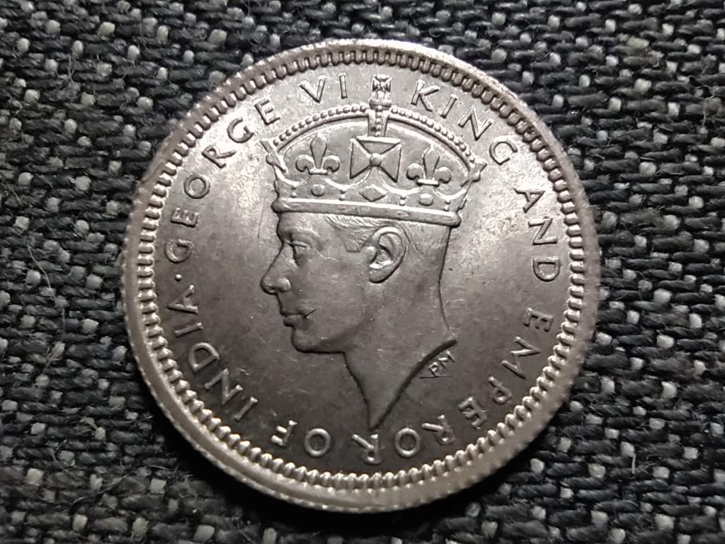 Malajzia VI. György (1936-1952) .500 ezüst 5 cent