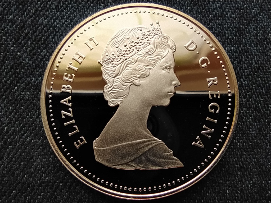 Kanada Bicentenárium MacKenzie folyó .500 ezüst 1 Dollár