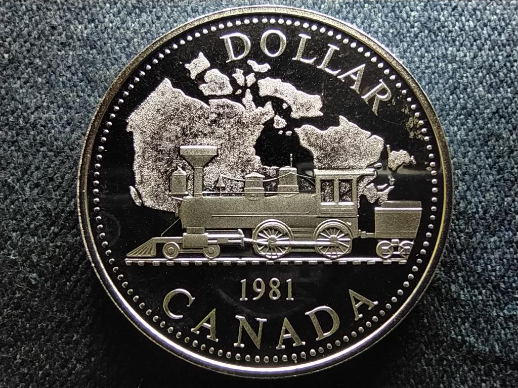 Kanada Transz-kanadai vasútvonal .500 ezüst 1 Dollár