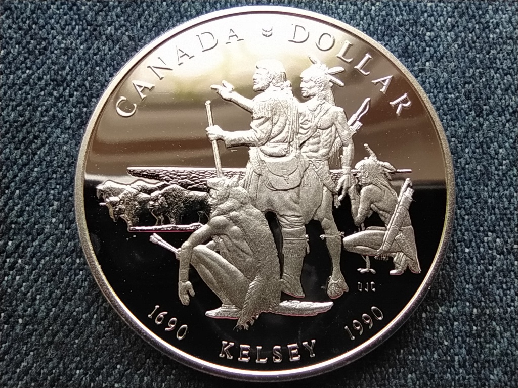 Kanada Henry Kelsey vállalkozása .500 ezüst 1 Dollár