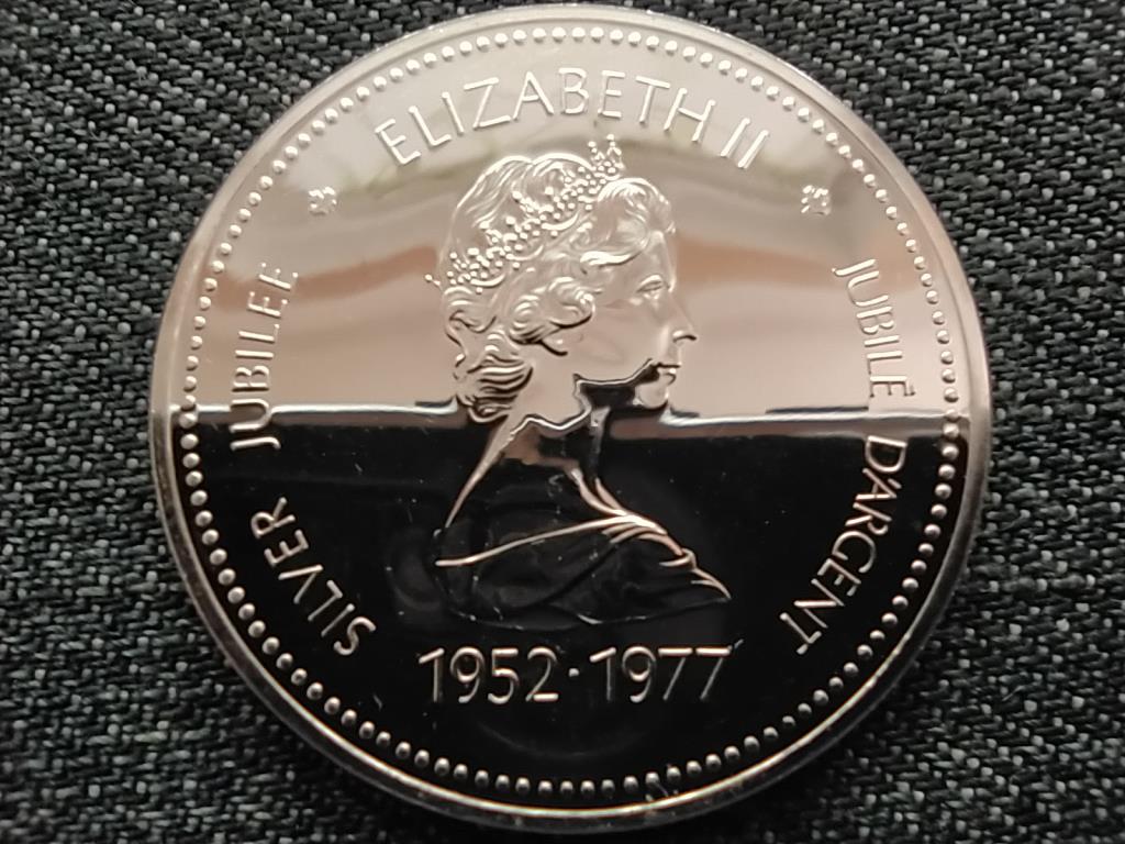 Kanada II. Erzsébet ezüst jubileuma .500 ezüst 1 Dollár