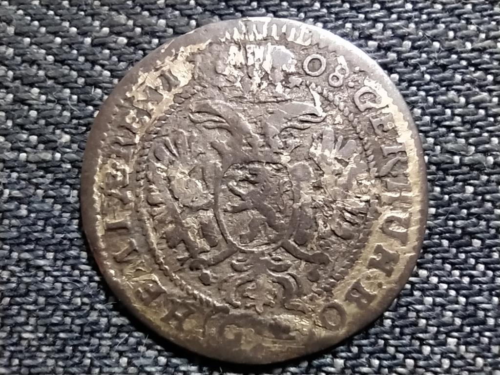 Csehország I. József (1705-1711) ezüst 3 Krajcár