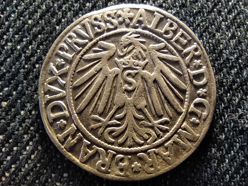Poroszország Brandenburgi Albert (1525 – 1568) ezüst 1 groschen