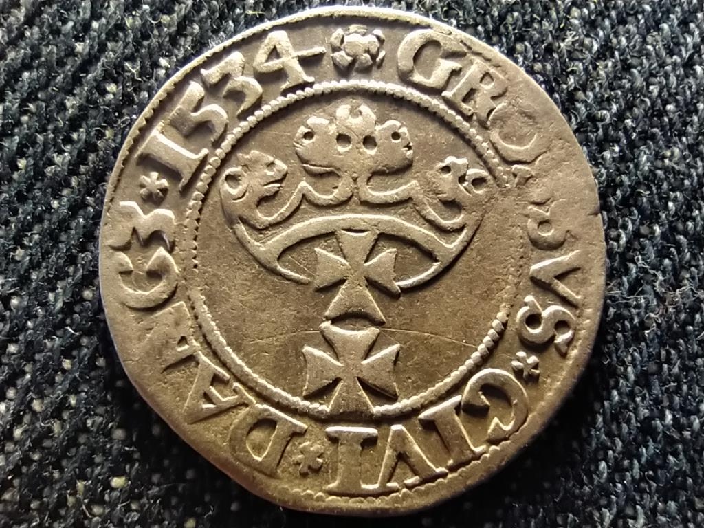Lengyelország I. (Öreg) Zsigmond (1506-1548) ezüst 1 groszy